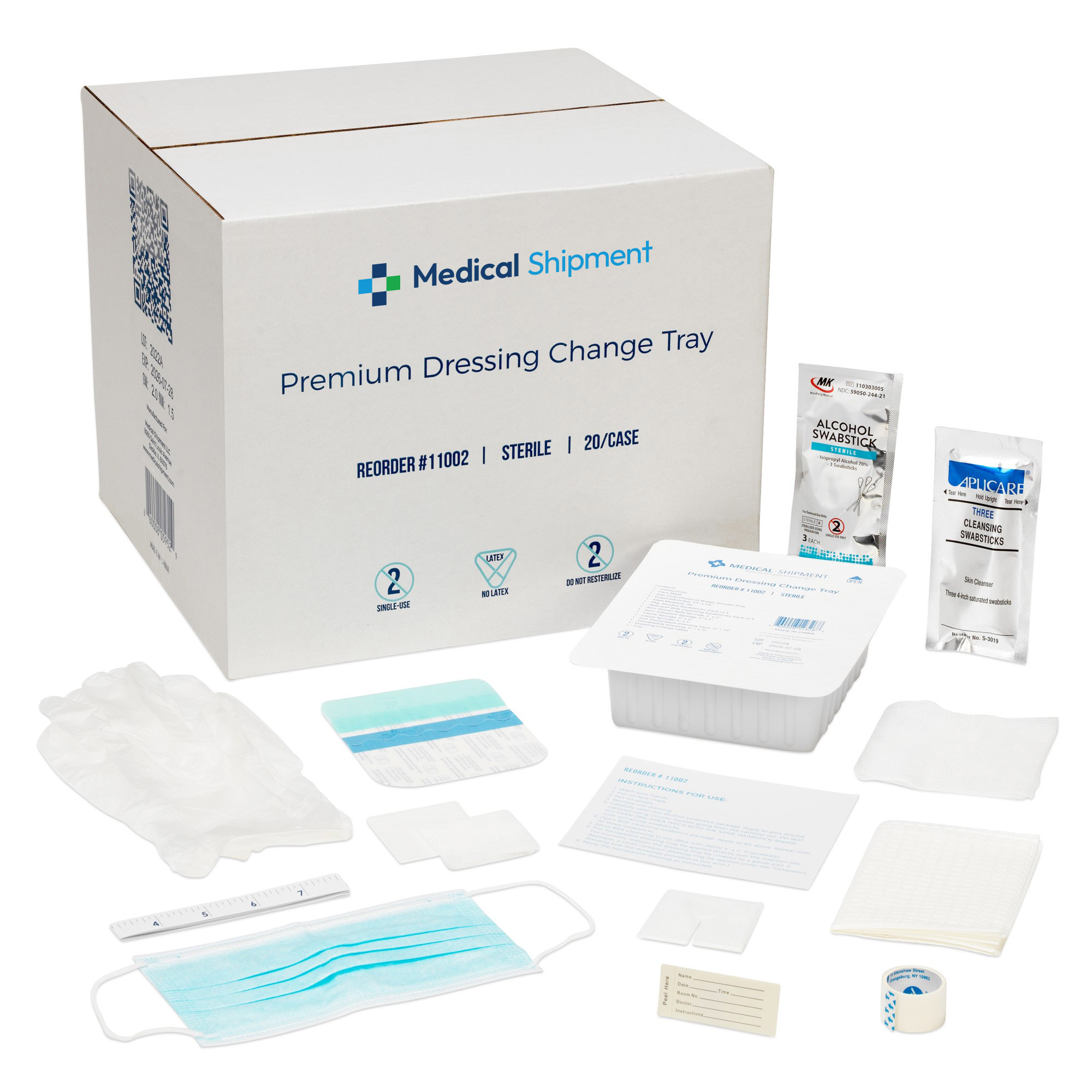 Premium dressing change tray